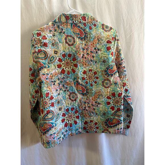 Choices Lightweight Quilted Button Jacket – Size M (P2P 21”) - Picture 5 of 5